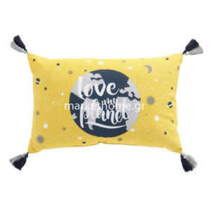Διακοσμητικό Μαξιλάρι 30x50 Cm Astronaut Κίτρινο